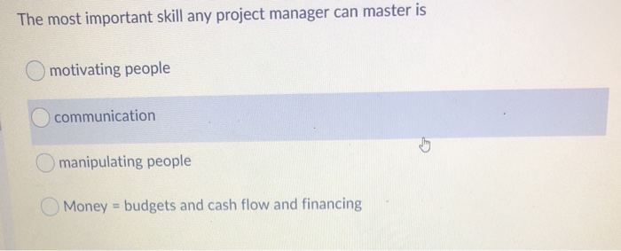 The most important skill any project manager can