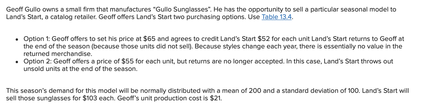 TABLE 13.4 The Distribution, F(Q), and Expected