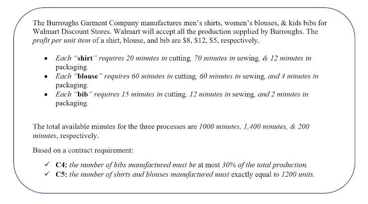 1 The objective function is written as a None of