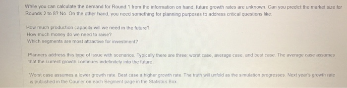 Industry Demand Activity For your purposes,