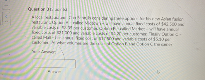ent 2 (Breakeven Analysis) John Clark: Attempt 1