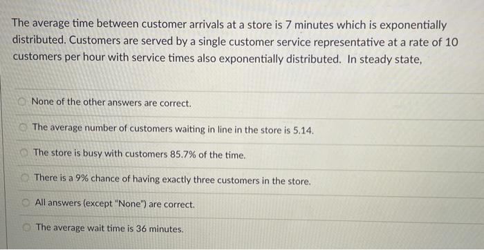 The average time between customer arrivals at a