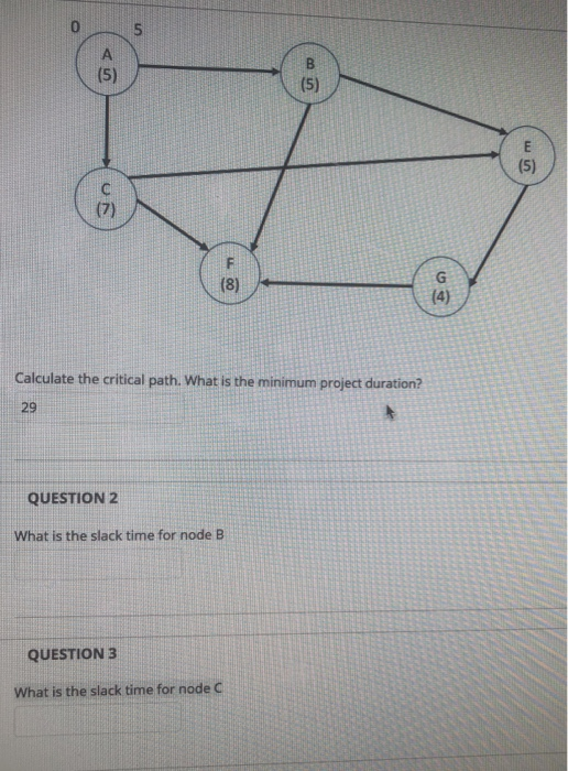 5 A (5) B (5) E (5) (7) (8) G (4) Calculate the