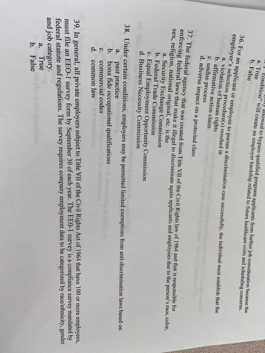 please provide answers to all posted questions