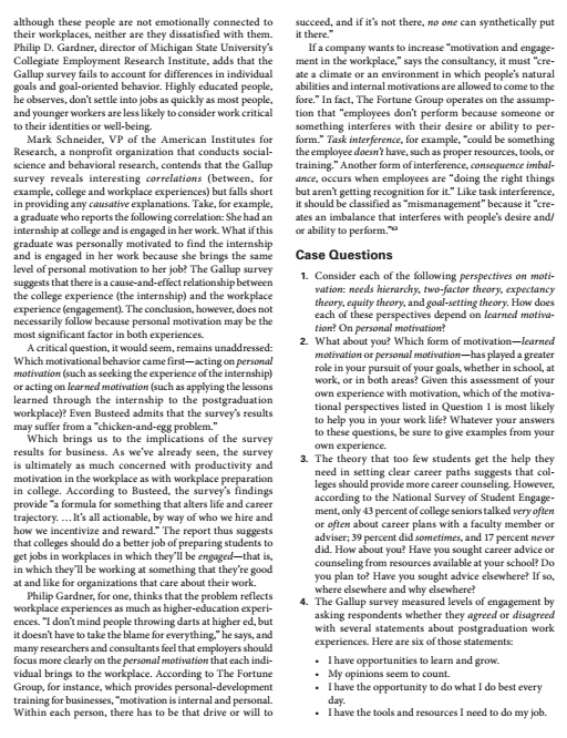 5. If you had to develop an incentive system for