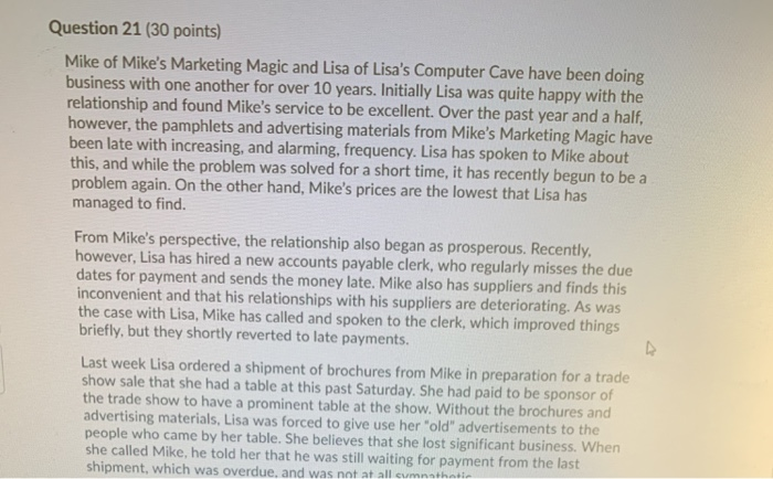Question 22 (6 points) ABCar Co is a new type of
