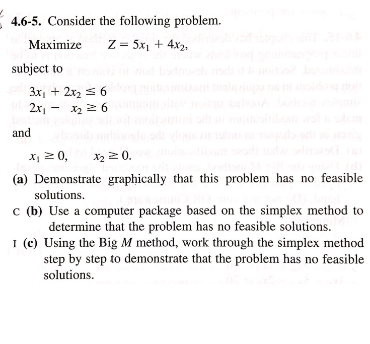 4.6-5. Consider the following problem. Maximize Z