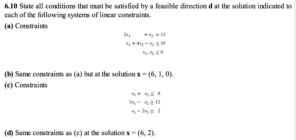 !!!Only Part (b) and Part(d) are needed!!! 6.10