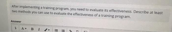 You are working as a department manager.