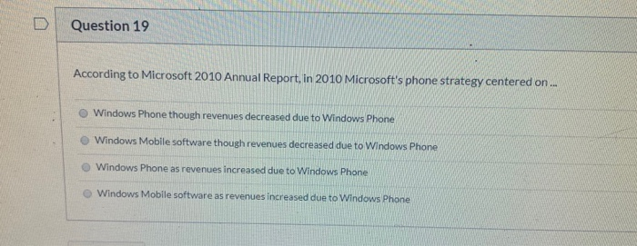 Question 17 5 pts According to Microsoft 2007