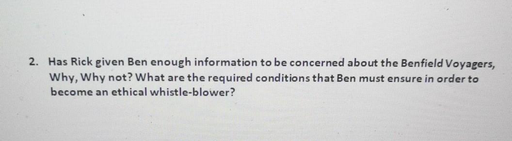 No plagiarism please Ben is a sales team leader