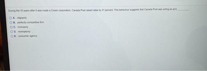 During the 10 years after it was made a Crown