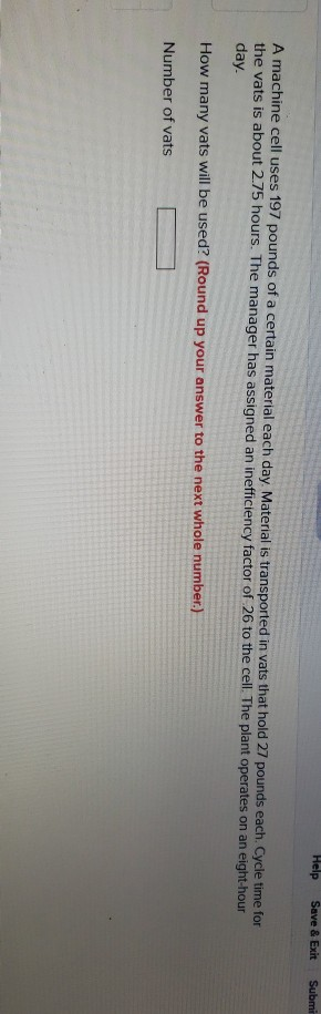 please label answer. thanks Help Save & Exit