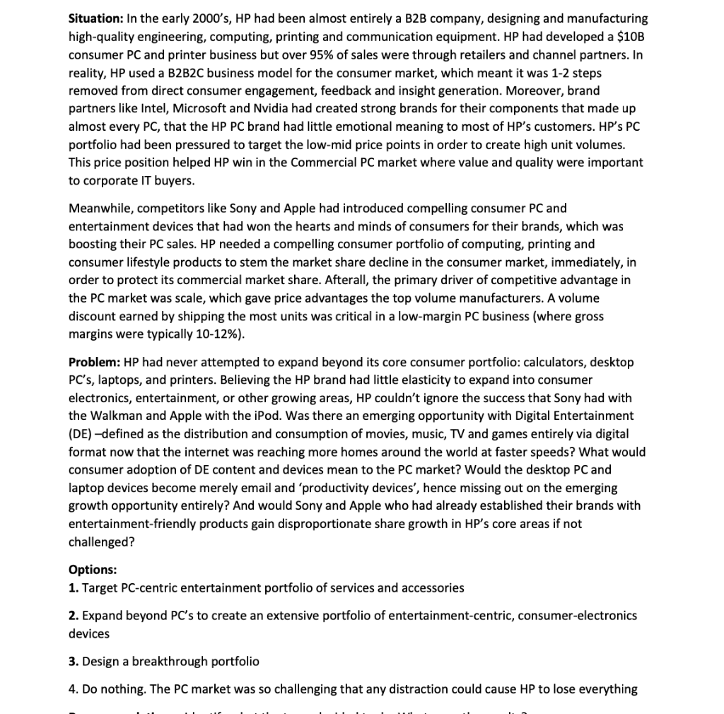 Why was HP successful? What did they know (e.g.