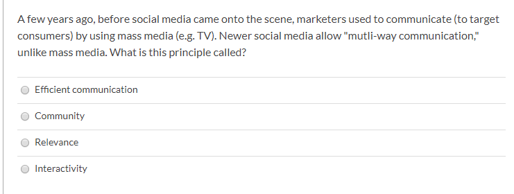 A few years ago, before social media came onto