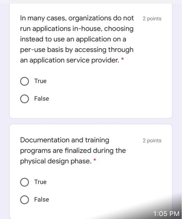 2 points One of the criticisms of the traditional