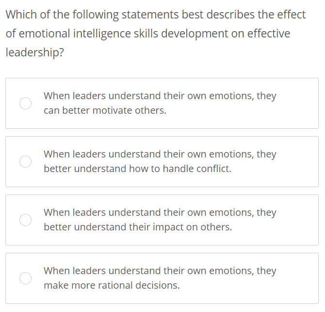 Which of the following statements best describes