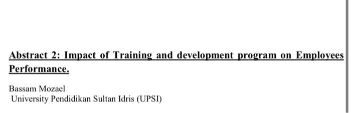 I want the following from the address provided 1