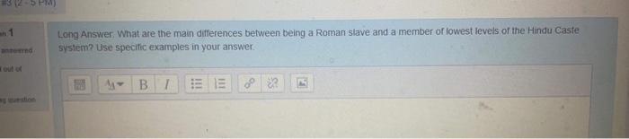 civ Long Answer: What are the main differences