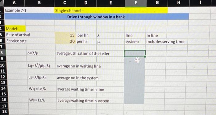 G H A E Example 7-1 Single-channel - 2 Drive