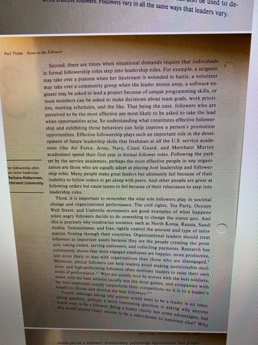 Focus on Followers Discussion Forum (Class