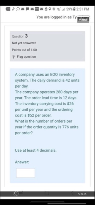 Question 7 Not yet answered Points out of 1.00 P