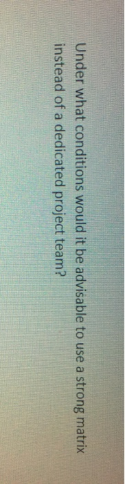 write your own word Under what conditions would