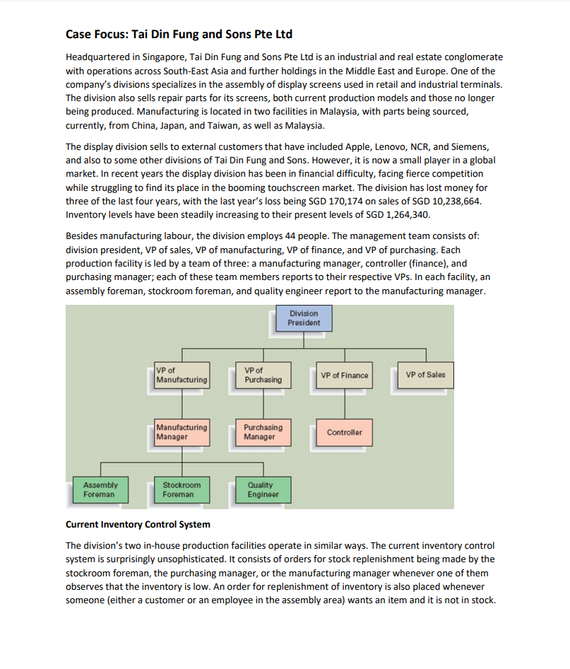 What is the main problem of this case study? Case