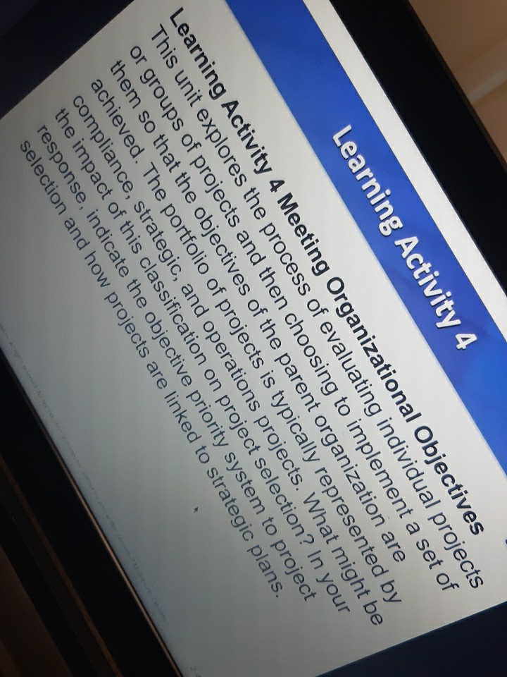 Learning Activity 4 Learning Activity 4 Meeting