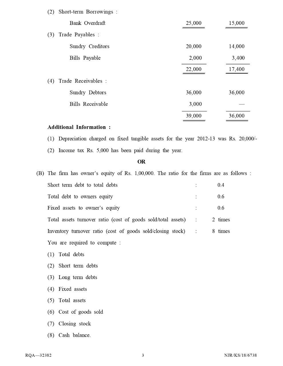 Ensure to answer all questions. Don't answer only