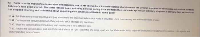 20. As a supervisor, why is it important for you