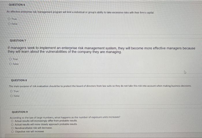 An effective enterprise risk management program