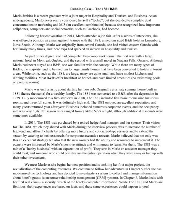 plz read the case study and answer the given