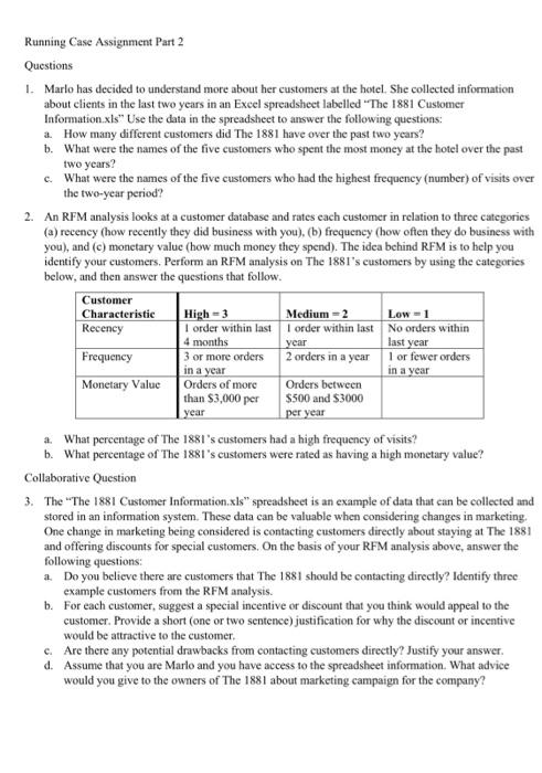 plz read the case study and answer the given