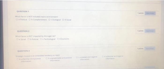 its mutlipe choice. QUESTION W NOT de microonment