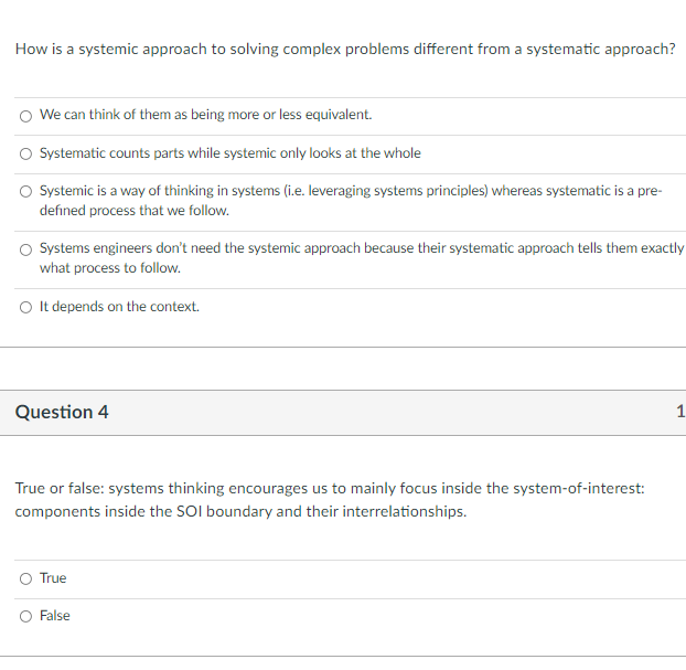 How is a systemic approach to solving complex