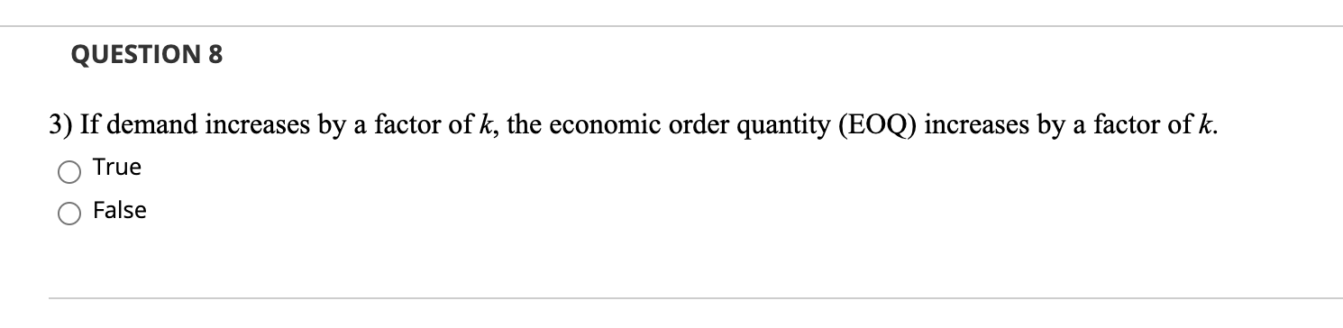 QUESTION 5 2) Suppose you are a purchasing agent