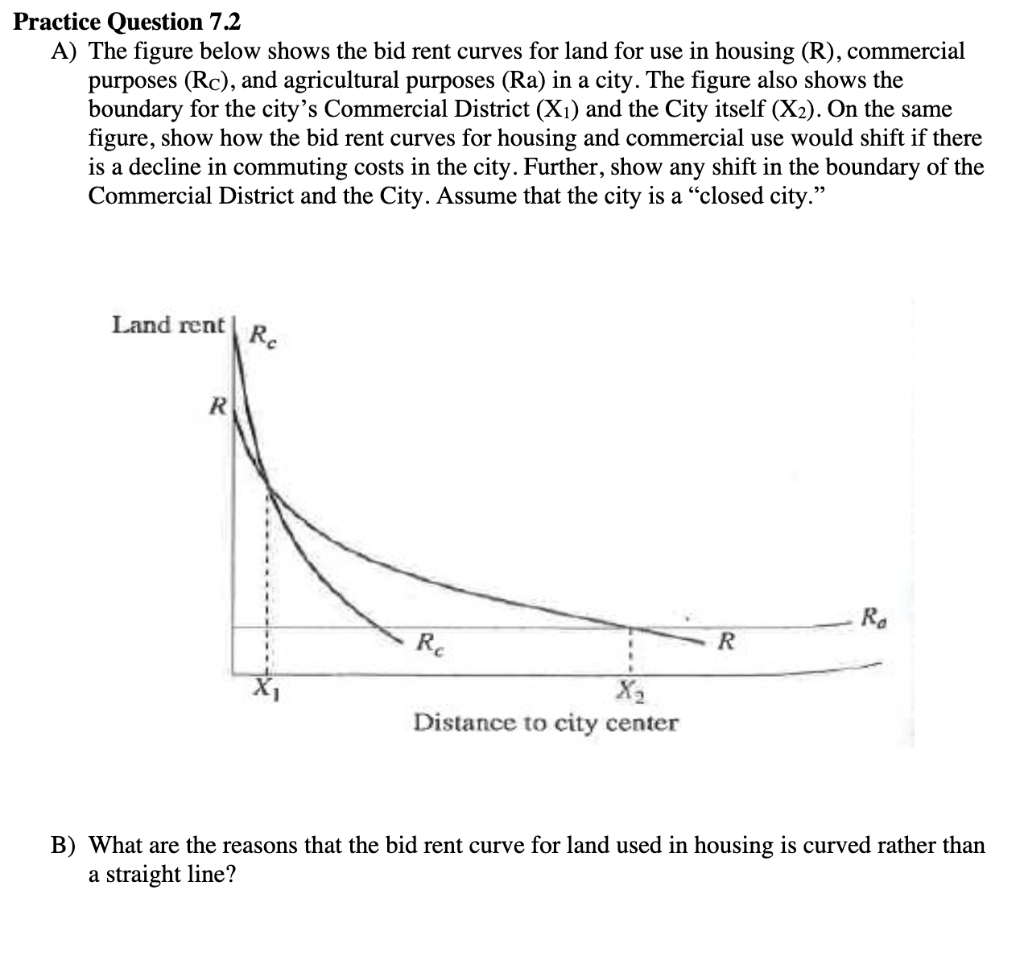 Practice Question 7.2 A) The figure below shows