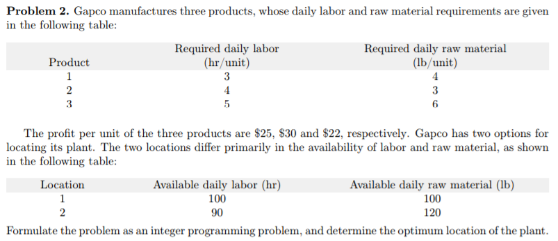 You will need to formulate an integer programming