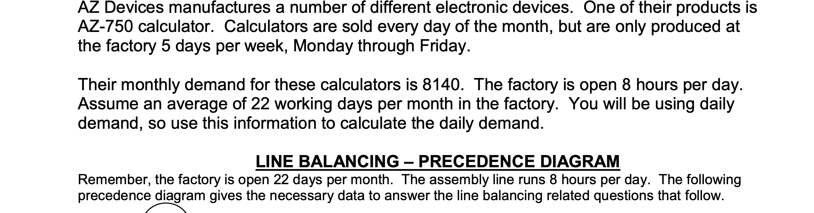 Please help with question 12&13 . Cycle time (CT)