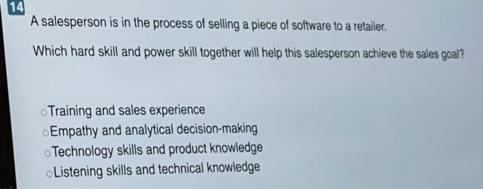 13 A new business owner notices that the current