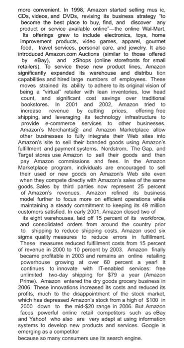 CASE STUDY - 2 Amazon.com made Internet history