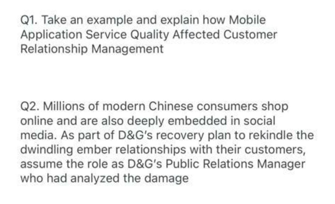 pl ans these questions...1 & 2 Q1. Take an