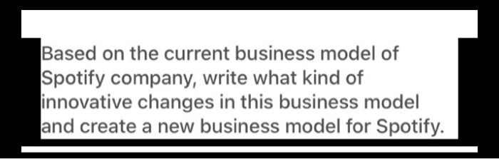 please draw a new business model Based on the