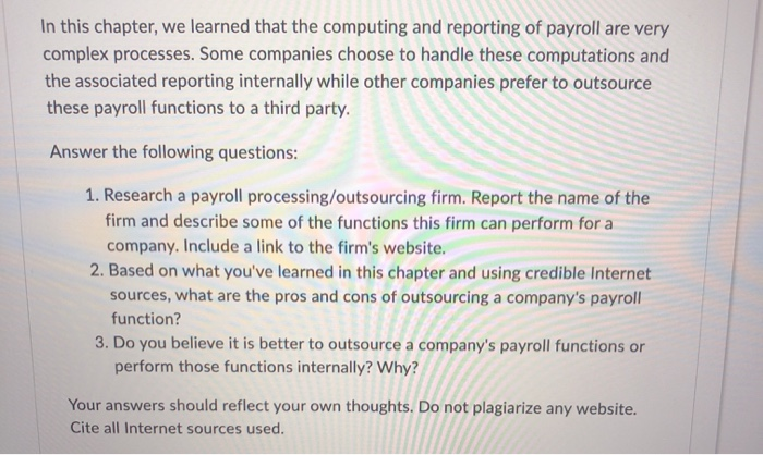 In this chapter, we learned that the computing