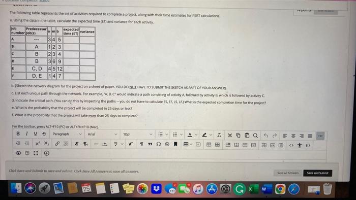 TIL The following table represents the set of