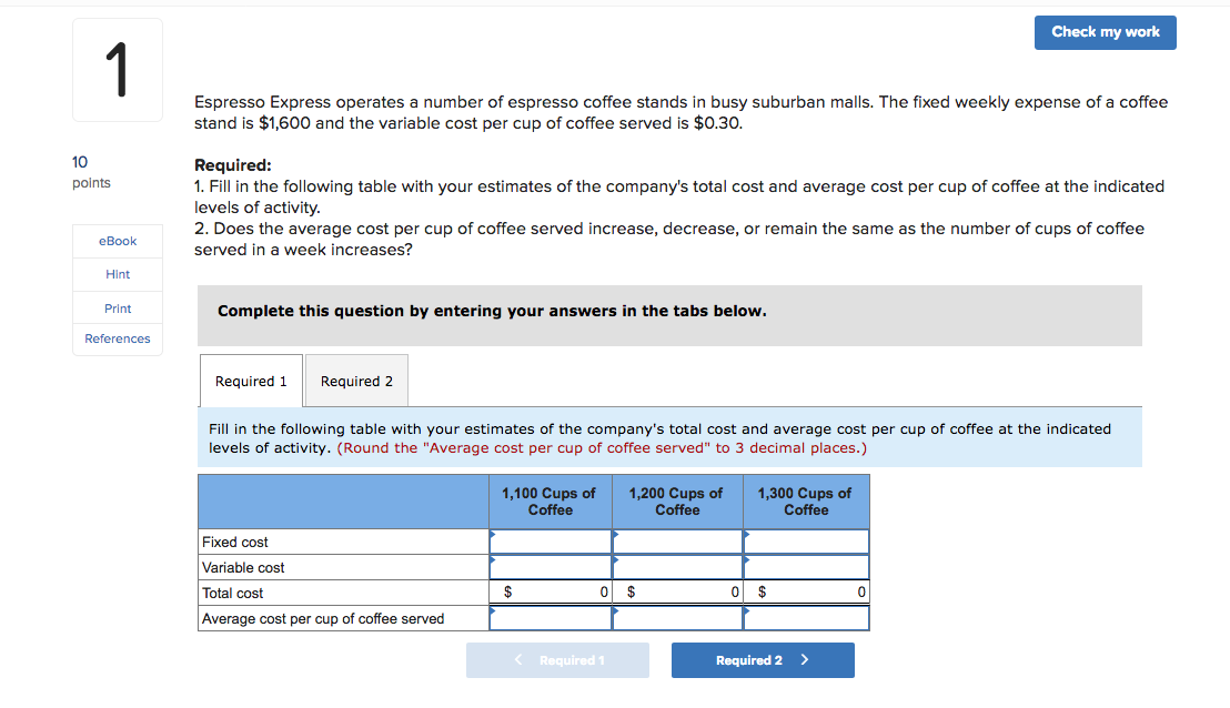 Help me solve question 1. Check my work 1
