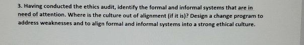 chapter 5 pg 205 3. Having conducted the ethics