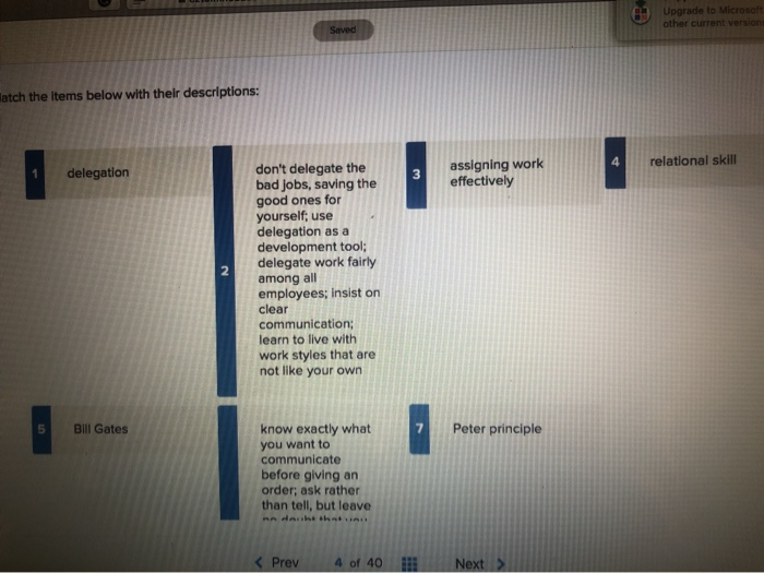 Upgrade to Microsoft other current version Saved