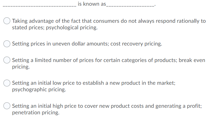 Which one of the following statements shown below